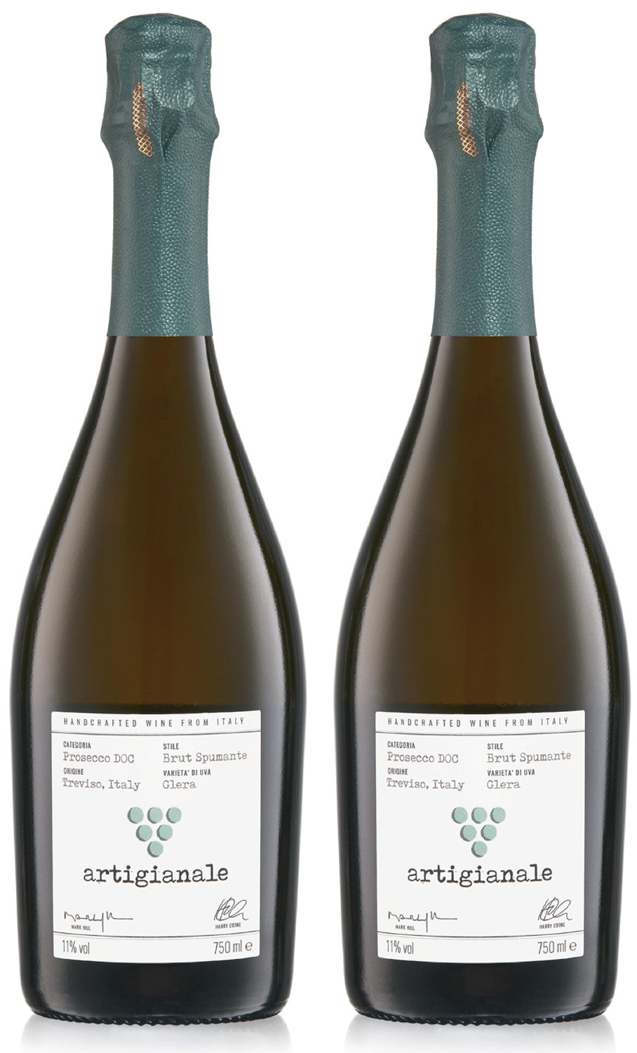 Artigianale Natural Prosecco - Two Bottle Pack (2x75cl)