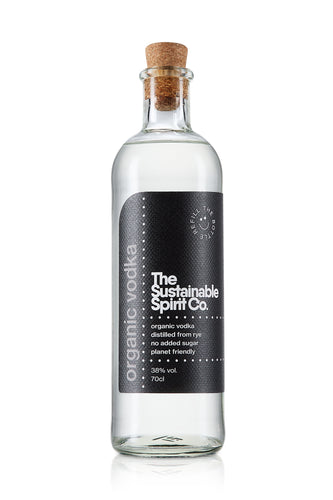 Sustainable Organic Vodka - 70cl Glass bottle