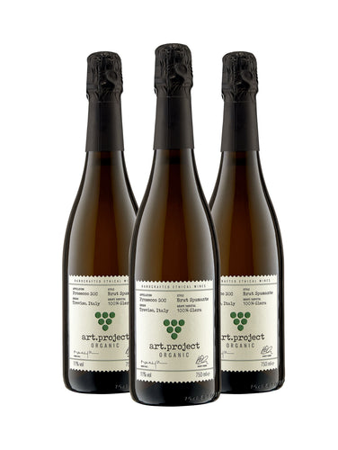 art.project organic prosecco - Three Bottle Pack (3x75cl)