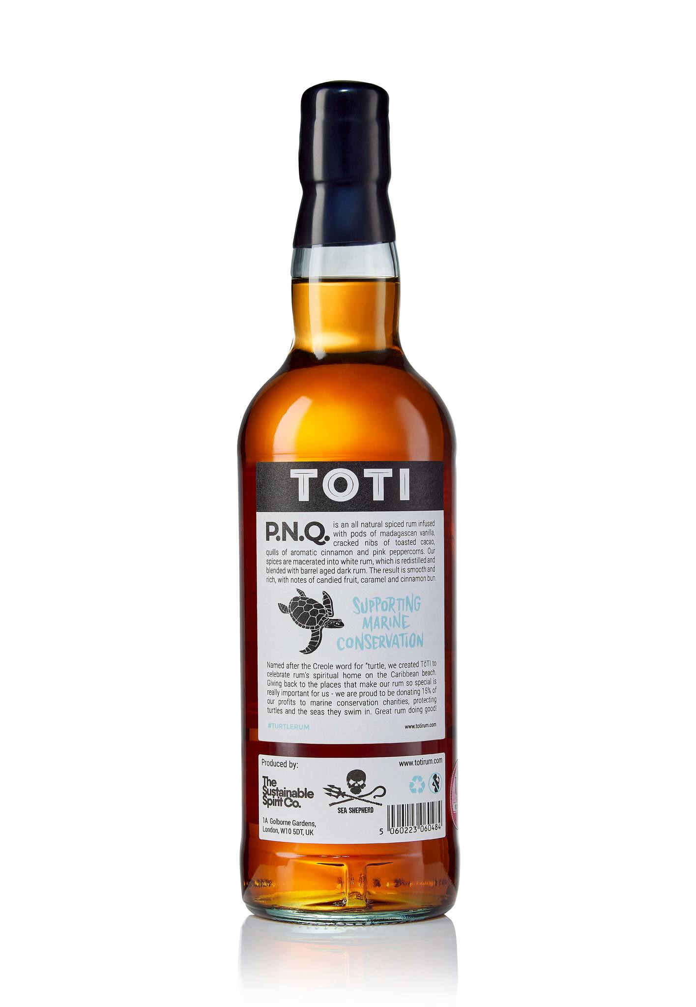 Toti P.N.Q. Spiced Rum - NEW LIMITED EDITION – The Sustainable Spirit Co