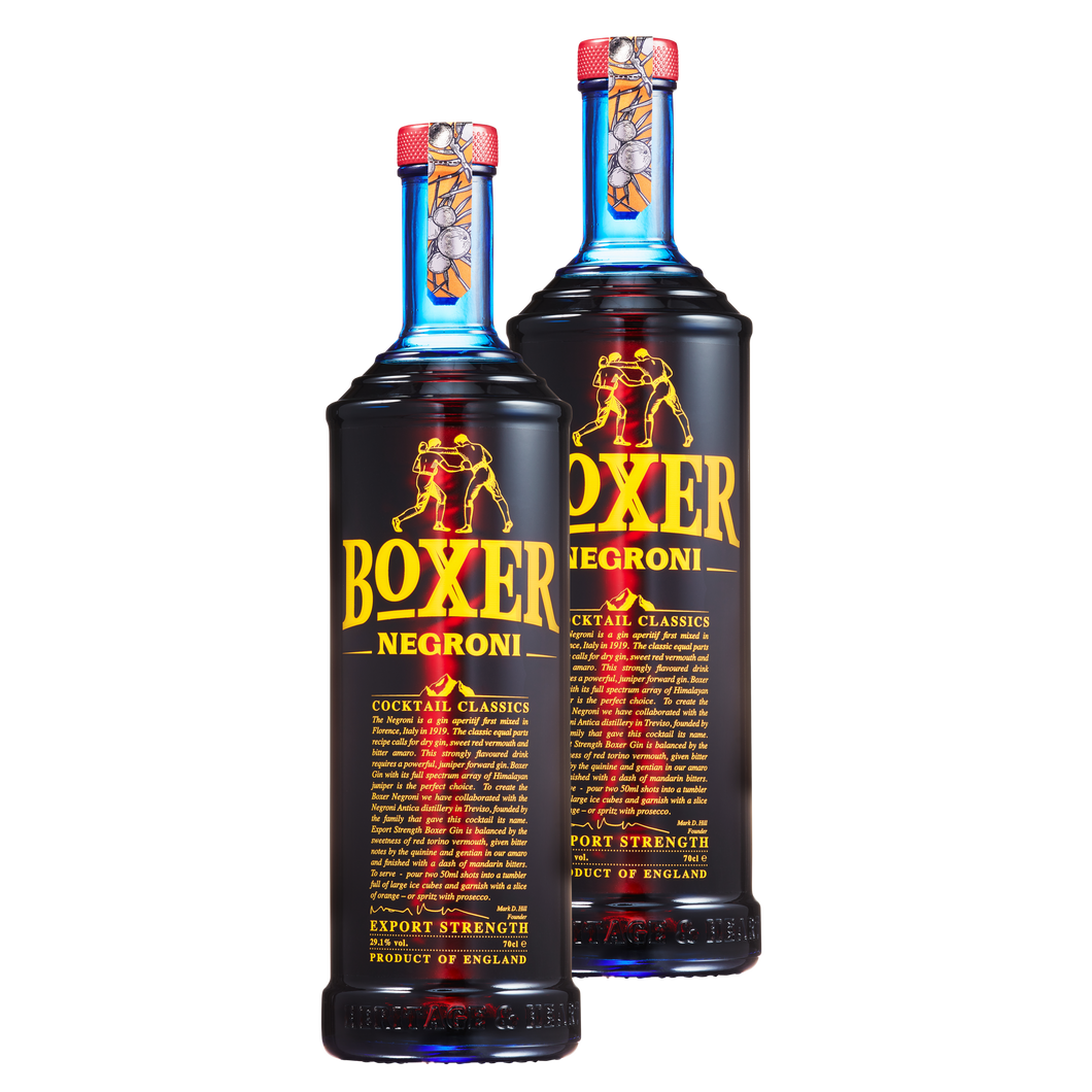 Boxer Negroni - 2x70cl Bottles (Gift Wrapped)