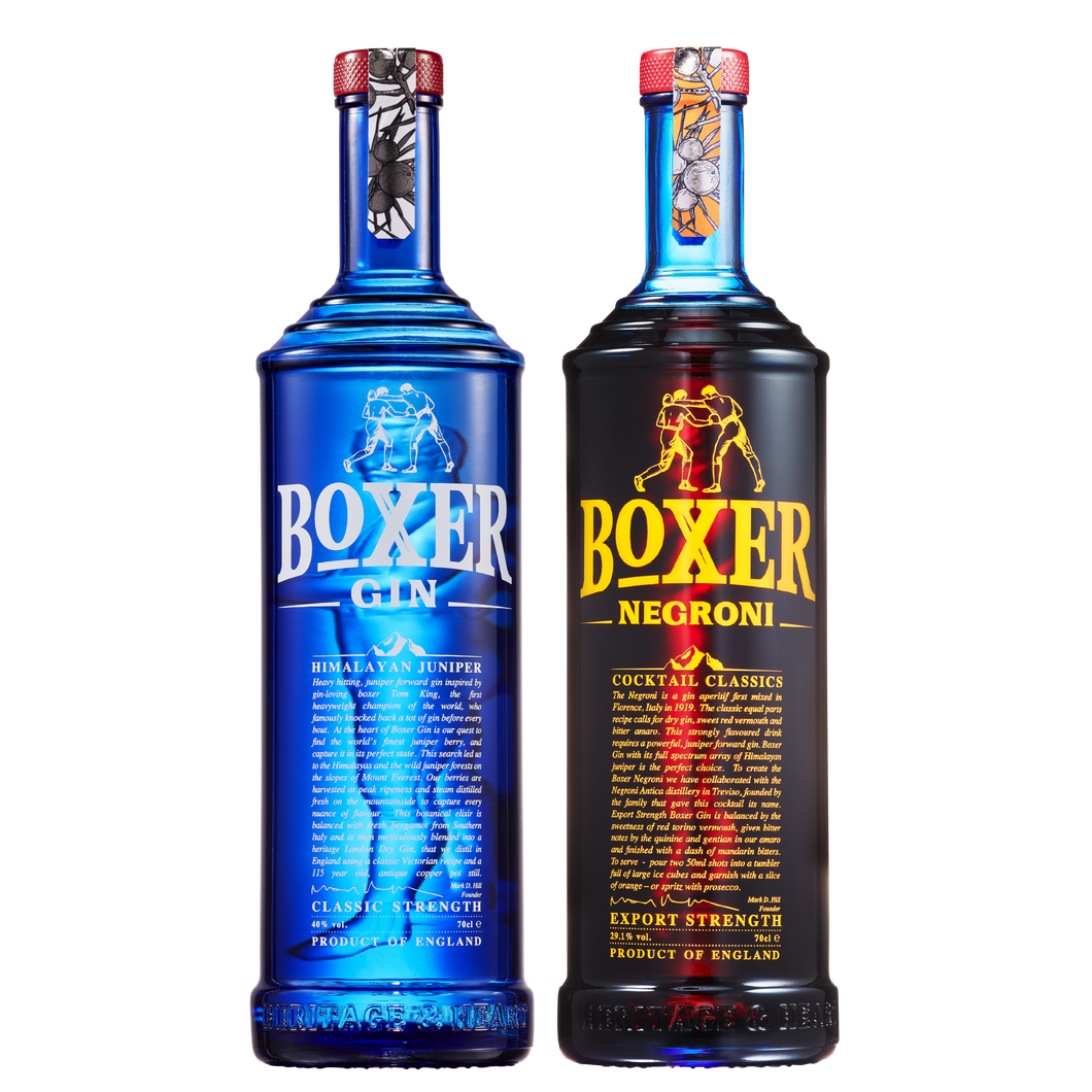 Boxer Negroni & Boxer Gin - 2x70cl (Gift Wrapped)