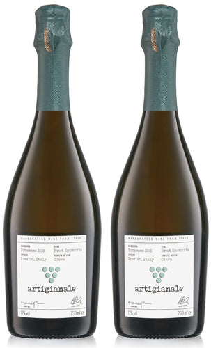 Artigianale Natural Prosecco - Two Bottle Pack (2x75cl)