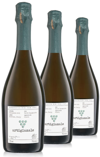 Artigianale Natural Prosecco - Three Bottle Pack (3x75cl)