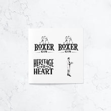 Boxer Gin Temporary Tattoo