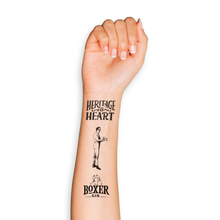 Boxer Gin Temporary Tattoo